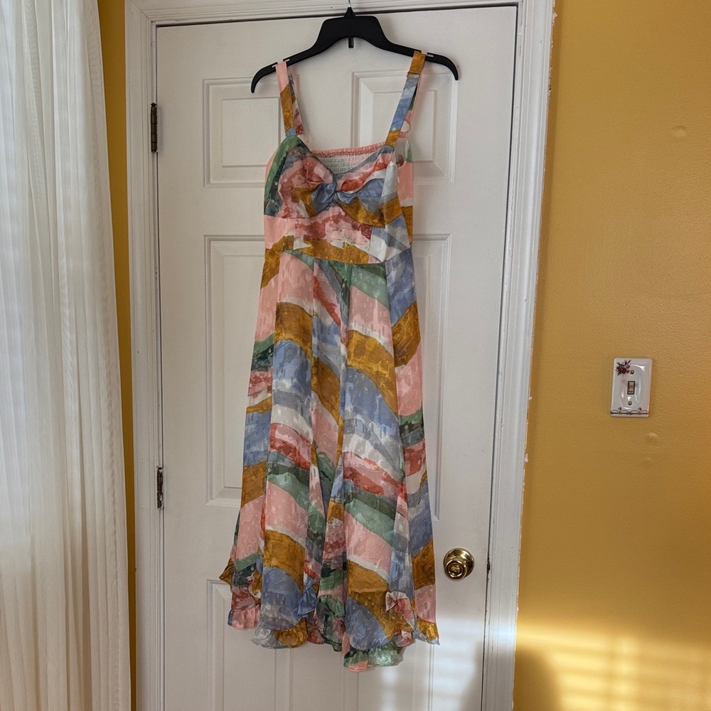 Anthropologie Multicolor Striped Dress